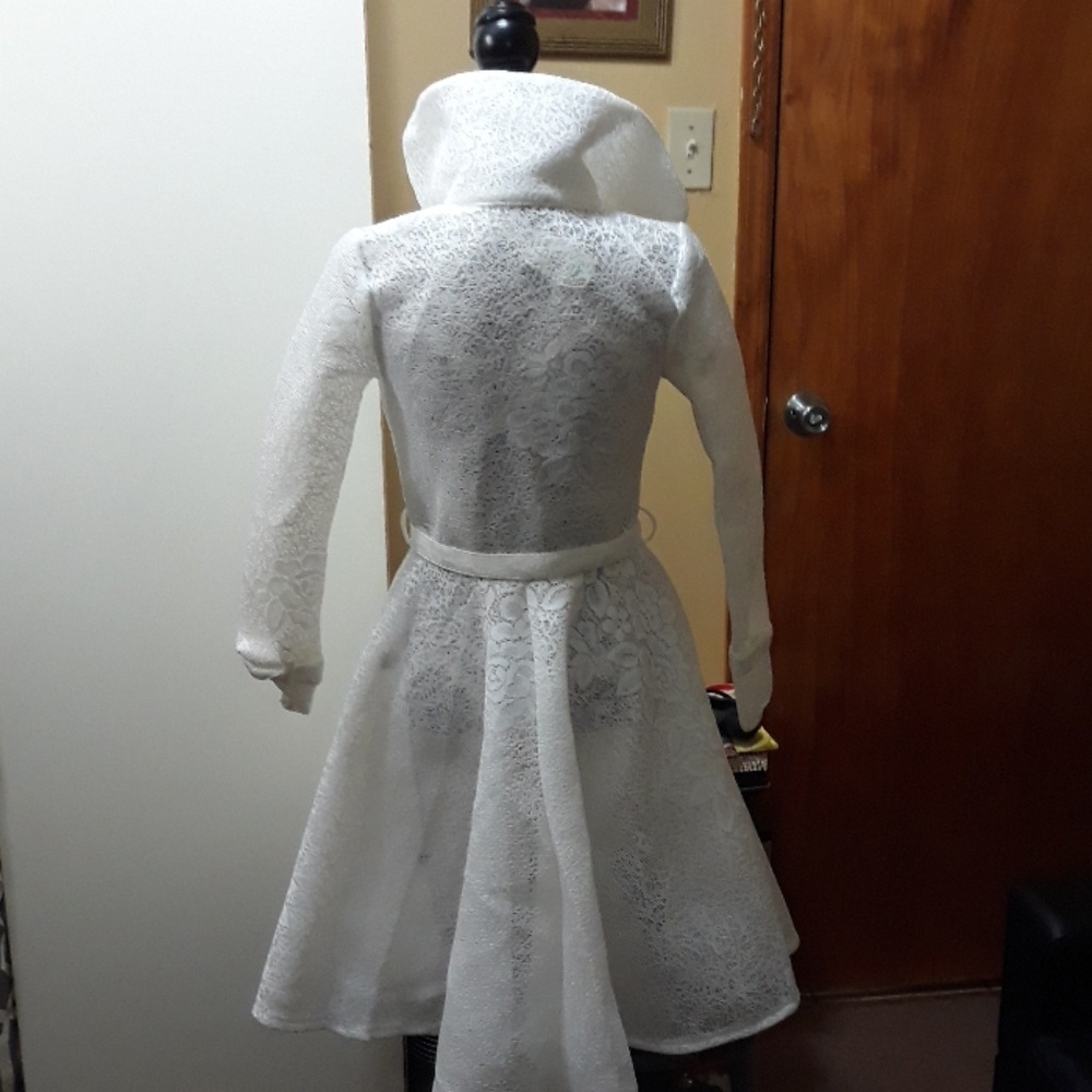 Mesh Trench Coat. - Picture 1 of 8